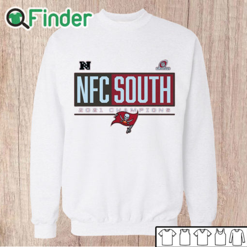 Unisex Sweatshirt Tampa Bay Buccaneers 2021 NFC South Division Champions Blocked Favorite T Shirt