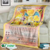 Charizard Holo Rare Pokemon Trading Card Game Fleece Blanket