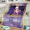 Mewtwo Pokemon Trading Card Fleece Blanket