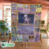 Mewtwo Pokemon Trading Cards Fleece Blanket