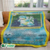 Blastoise Pokemon Trading Card Game Fleece Blanket