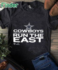 black T shirt Dallas Cowboys 2021 NFC East Division Champions Trophy Collection T Shirt