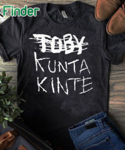 black T shirt Levar Burton Toby Kunta Kinte T shirt