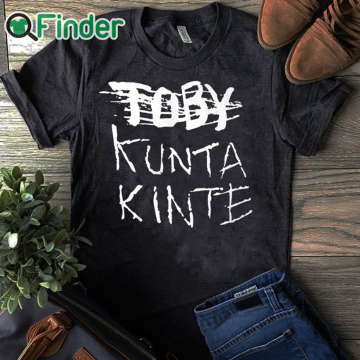 black T shirt Levar Burton Toby Kunta Kinte T shirt