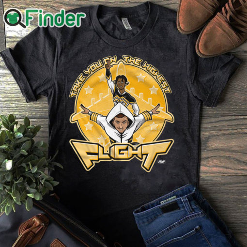 black T shirt Lio Rush and Dante Martin Highest Flight T shirt