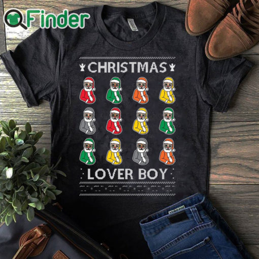 black T shirt Lover Boy Christmas Sweater Sweatshirt