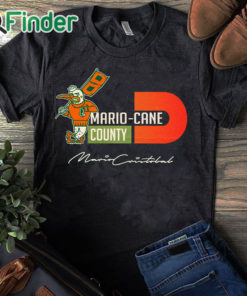 black T shirt MARIO CANE COUNTY coach cristobal shirt