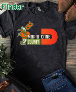 black T shirt MARIO KANE COUNTY SHIRT