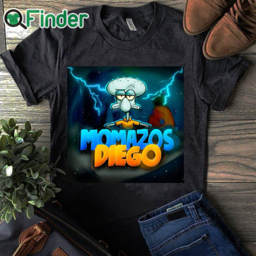 black T shirt Momazos Diego Shirt