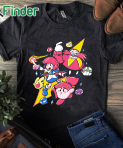 black T shirt Puyo Puyo Shirt