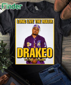 black T shirt RIP Rapper Drakeo Long Live The Ruler 1993 2021 T shirt