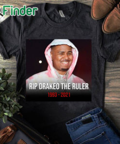 black T shirt RIP Rapper Drakeo The Ruler 1993 2021 T shirt