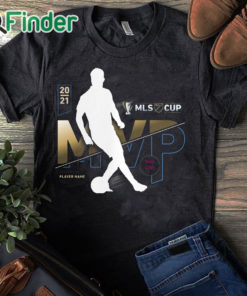 black T shirt Sean Johnson New York City FC 2021 MLS Cup MVP Team Logo T Shirt