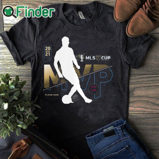 black T shirt Sean Johnson New York City FC 2021 MLS Cup MVP Team Logo T Shirt