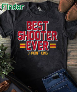 black T shirt Steph Curry Best Shooter Ever 3 Point King T shirt 1