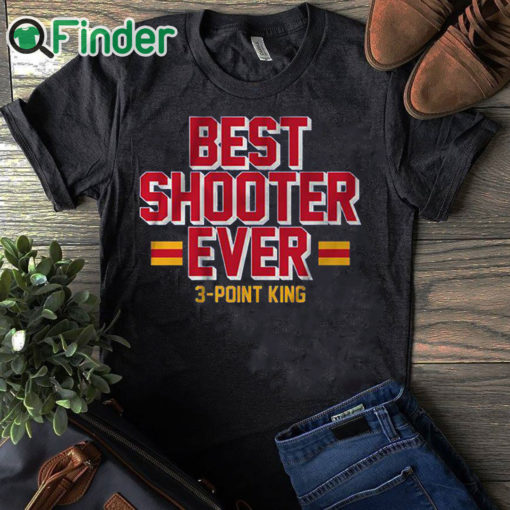 black T shirt Steph Curry Best Shooter Ever 3 Point King T shirt 1