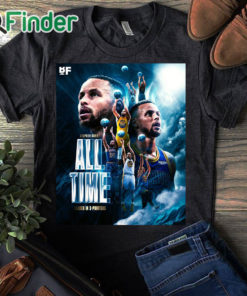 black T shirt Stephen Curry All Time 3PM Leader Shirt