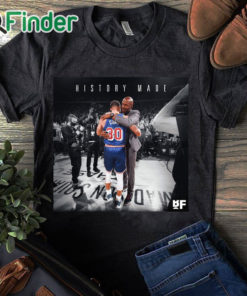 black T shirt Stephen Curry has passed Ray Allen for number 1 on the All Time 3 Pointers T shirt 1