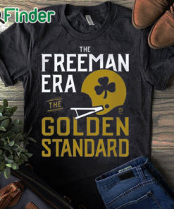 black T shirt The Freeman Era The Golden Standard Marcus Freeman T Shirt