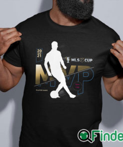 black Tshirt Sean Johnson New York City FC 2021 MLS Cup MVP Team Logo T Shirt