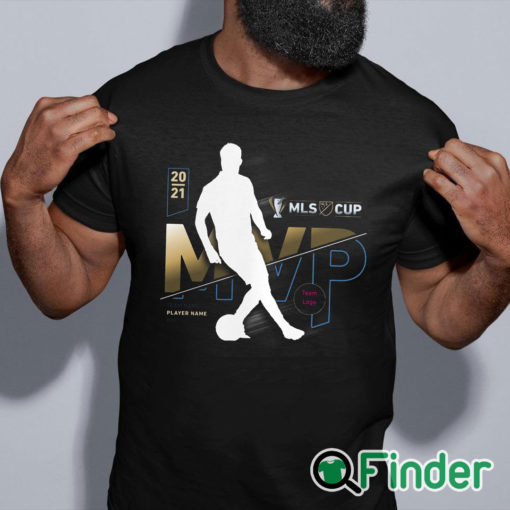 black Tshirt Sean Johnson New York City FC 2021 MLS Cup MVP Team Logo T Shirt