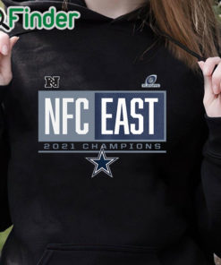 black hoodie Dallas Cowboys 2021 NFC East Division Champions Blocked Favorite T Shirt