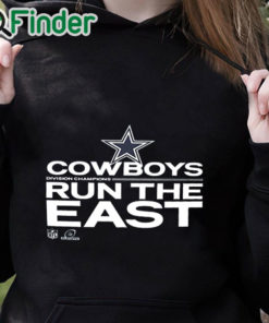 black hoodie Dallas Cowboys 2021 NFC East Division Champions Trophy Collection T Shirt