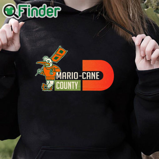 black hoodie MARIO KANE COUNTY SHIRT