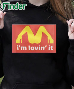 black hoodie Mariah Carey McDonalds Shirt Im Loving It T shirt