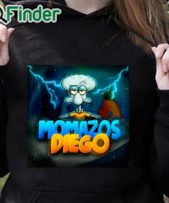 black hoodie Momazos Diego Shirt