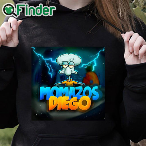 black hoodie Momazos Diego Shirt