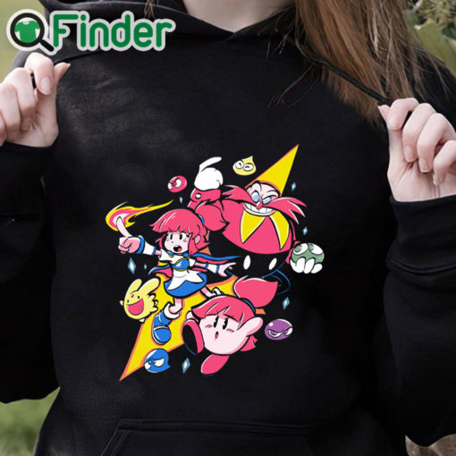 black hoodie Puyo Puyo Shirt