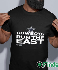 black shirt Dallas Cowboys 2021 NFC East Division Champions Trophy Collection T Shirt