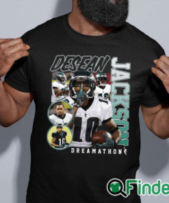 black shirt Desean Jackson Dreamathon Shirt