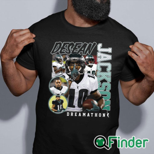 black shirt Desean Jackson Dreamathon Shirt