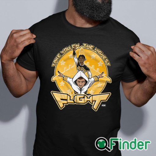 black shirt Lio Rush and Dante Martin Highest Flight T shirt