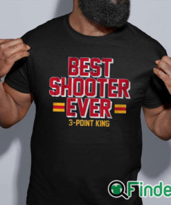 black shirt Steph Curry Best Shooter Ever 3 Point King T shirt 1