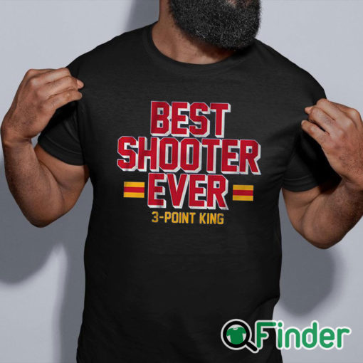 black shirt Steph Curry Best Shooter Ever 3 Point King T shirt
