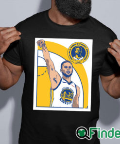 black shirt Steph Curry Record broken History made T shirt 1