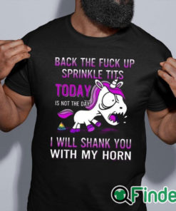 black shirt back the fuck up sprinkle tits
