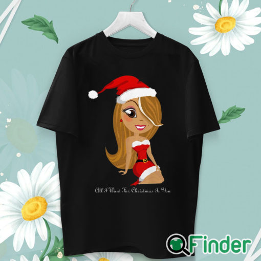 unisex T shirt All I Want for Christmas is You Mariah Carey T shirt