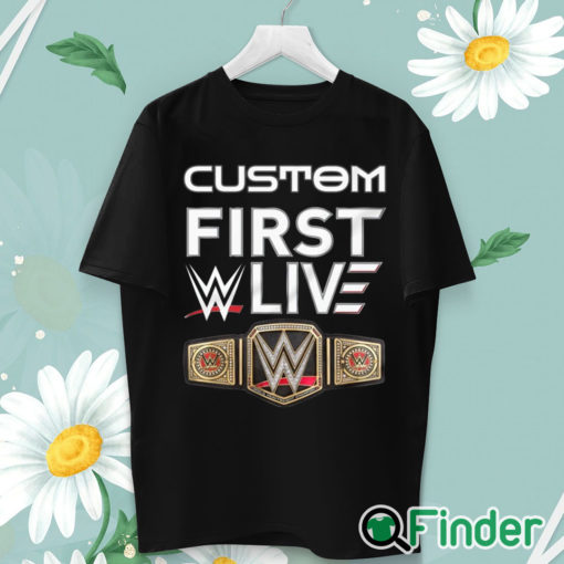 unisex T shirt Custom First WWE Live EventT Shirt