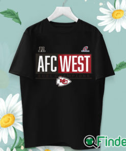 unisex T shirt Kansas City Chiefs 2021 AFC West Division Champions Blocked Favorite T Shirt