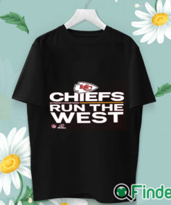 unisex T shirt Kansas City Chiefs 2021 AFC West Division Champions Trophy Collection T Shirt