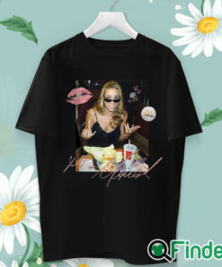 unisex T shirt Mariah Carey Mcdonalds T shirt