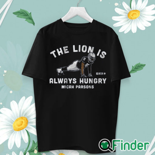 unisex T shirt Micah Parsons Push Ups The Lion is always hungry T shirt