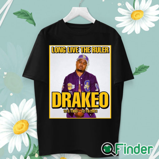 unisex T shirt RIP Rapper Drakeo Long Live The Ruler 1993 2021 T shirt