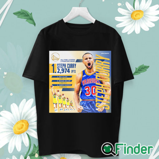 unisex T shirt Steph Curry 2976 the greatest shooter of all time T shirt 1