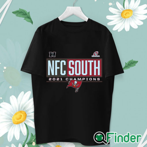 unisex T shirt Tampa Bay Buccaneers 2021 NFC South Division Champions Blocked Favorite T Shirt