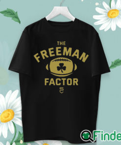 unisex T shirt The Freeman Factor Notre Dame Football T Shirt